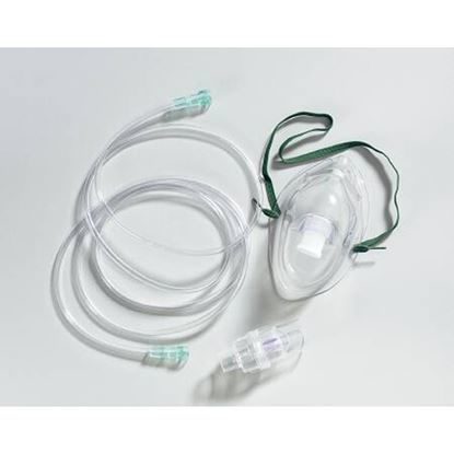 Mask, Nebulizer, Pediatric,  10cc Bowl, 7' Tubing, Latex-free, Each