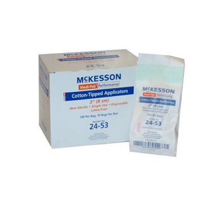 McKesson Cotton Tipped Applicators 3", 1000/Box