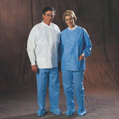 Lab Jacket X-Large 3-Layer Blue, 24/Case