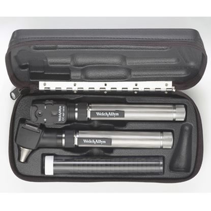 Diagnostic Set, Standard Ophthalmoscope, Pneumatic Otoscope, Direct Plug-In Handle in Hard Case, Each