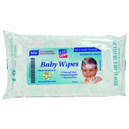 Nice'n Clean® Baby Wipes, 40/Box