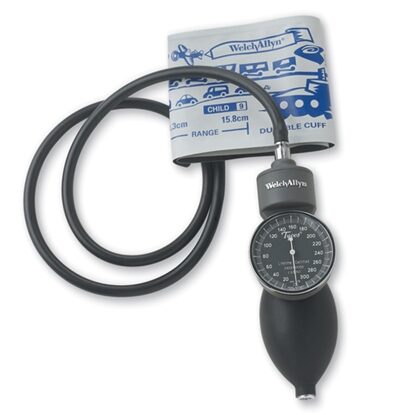 DS66 Trigger Aneroid Gold Series Aneroid Sphygmomanometer Unit Adult Nylon Cuff 25 - 34 cm Palm Aneroid, Each