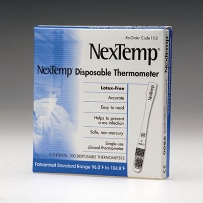 Thermometer, Single-use, NexTemp™, 100/Box