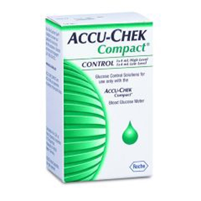 Accu-Chek® Blood Glucose Control Solution, 2/Box