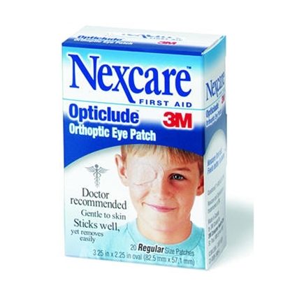 Eye Patch, Orthoptic, 3 1/4" x 2 1/4", Nexcare™ Opticlude™, 20/Box