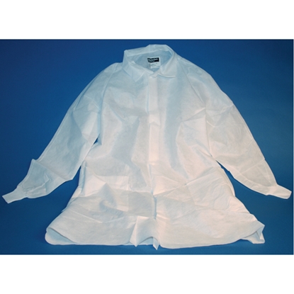 Lab Coat Small Knee Length White, Each