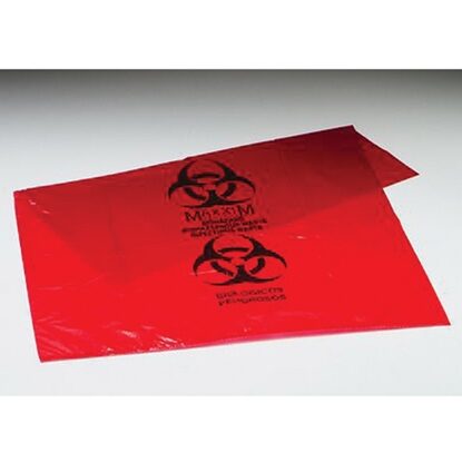 Infectious Biohazard Waste Bag 20 to 25 Gallon, 250/Case