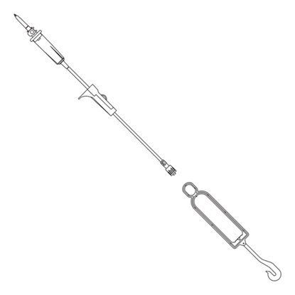 IV Secondary Set, Universal, with Spin-Lock™, 40", 50/Case