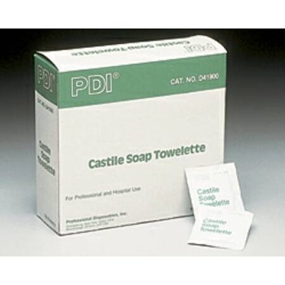 Towelette, Perineal   Castile Soap/2% Coconut Oil, PDI®, 100/Box