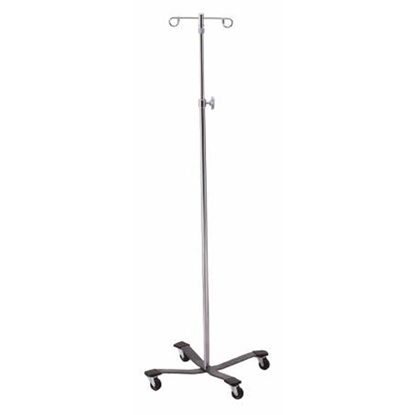 IV Stand, 2-Hook, 4-Leg, "No Loss" Knob, Steel Frame, Extends to 94", Entrust™ Performance, Each