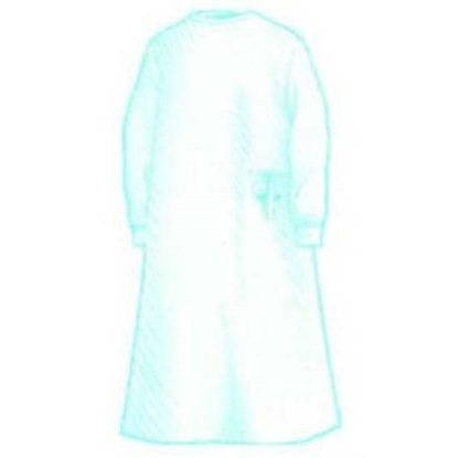 Gown, Surgical, Large, Sterile, Blue, 3-Ply Microfiber, Long Sleeve, Optiva, Astound®, 20/Case