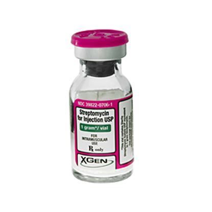 Streptomycin, 1gram/vial, SDV, 10 Vials/Tray