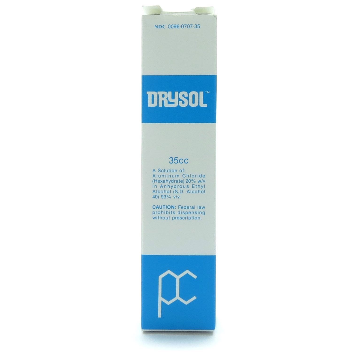 Drysol (Aluminum Chloride), Dabomatic 20, Solution, 35mL Bottle McGuff