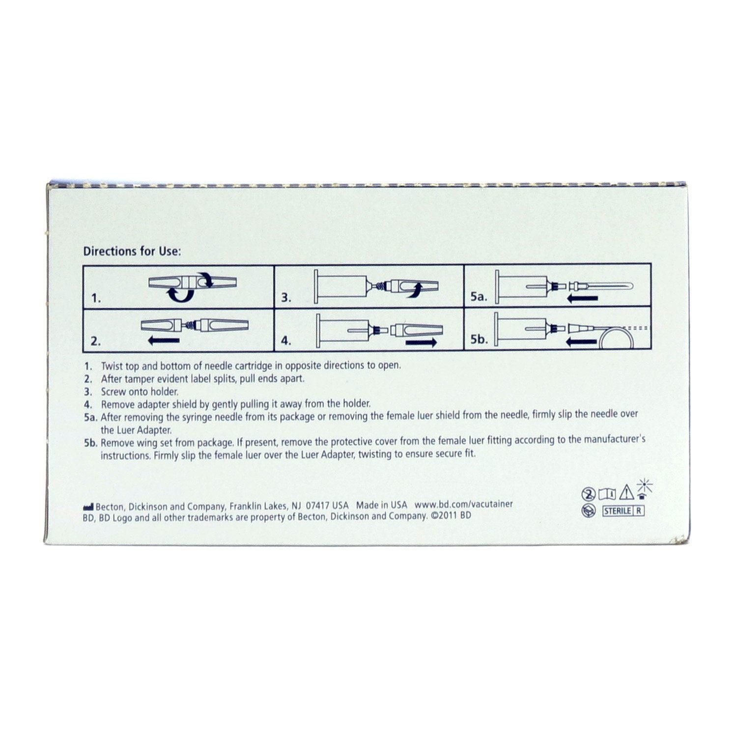 Blood Collection, Luer Adapter MultiSample, Vacutainer®, 100/Box McGuff