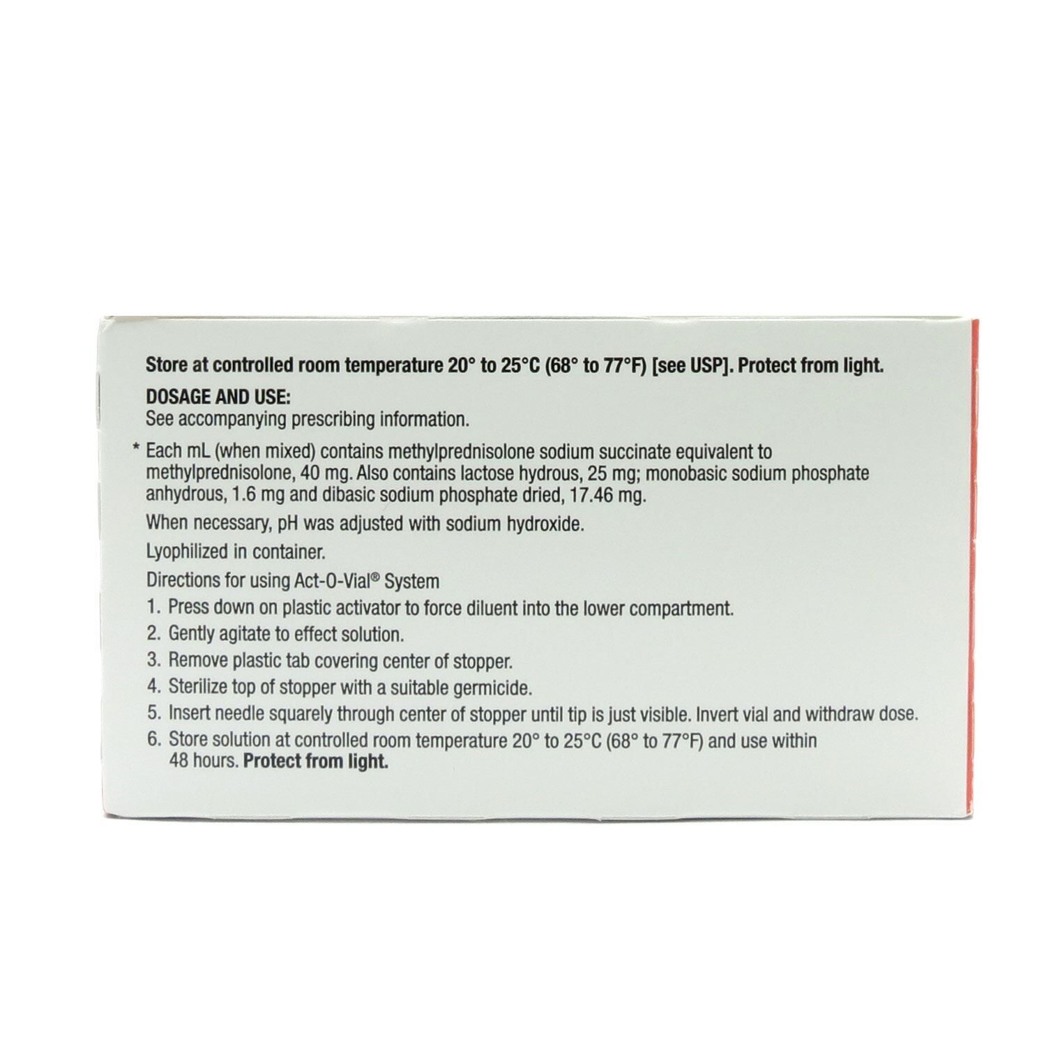Solu-Medrol® Methylprednisolone Injection | McGuff