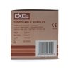 Needle 19G x  1 Disposable Regular Bevel Brown Sterile Exel 100Box