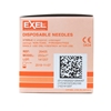Needle 25G x  1 Disposable Regular Bevel Sterile Exel 100Box