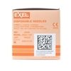 Needle 25G x 1 12 Disposable Regular Bevel Sterile Exel 100Box