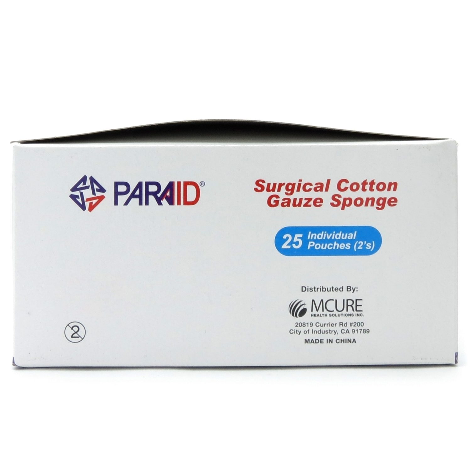 Gauze Sponge, 12Ply Sterile, 4" x 4", Curity™, 25 x2/pk 50/Box McGuff