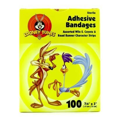 Bandage, Cartoon Road-Runner, 3/4" x 3", Plastic, 100/Box