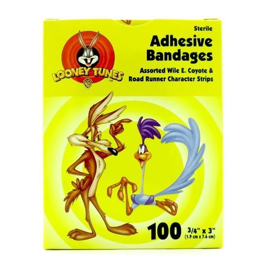 Bandage Cartoon RoadRunner 34 x 3 Plastic 100Box
