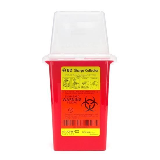 Sharps Collector, 1.5 Quart/Tray Size, Each