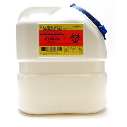 BD Recykleen™ Pharmaceutical Waste Container 3 Gallon, Hinged Snap On Locking Lid, Each