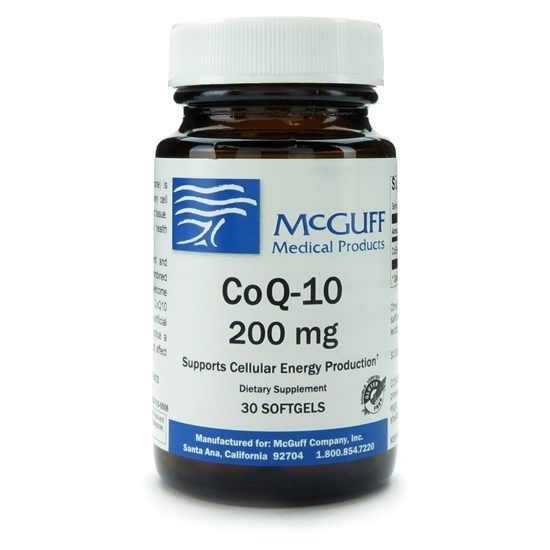 CoEnzyme Q10 200mg 30 Softgel CapsulesBottle