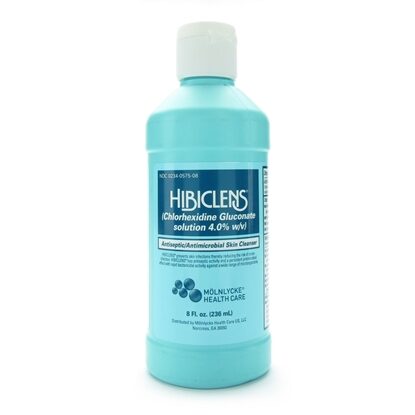 Hibiclens Antiseptic Skin Cleanser CHG 4% 8 oz, Each