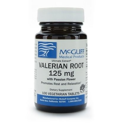 Valerian Root, 125mg, with Passion Flower, Ultimate Extract®, 100 Tablets