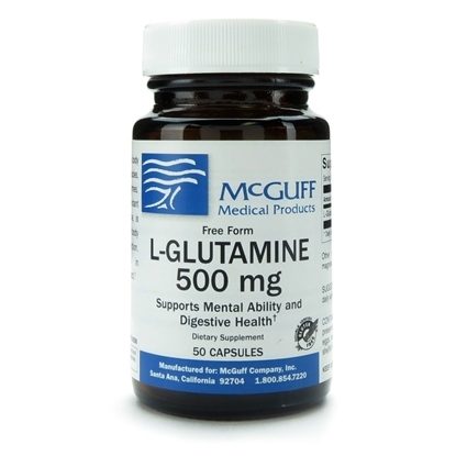 L-Glutamine, 500mg, 50 Capsules