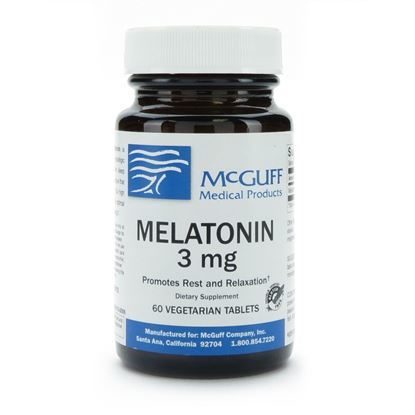 Melatonin, 3mg, 60 Tablets/Bottle