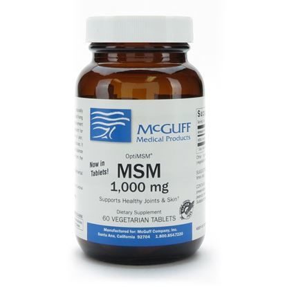 MSM, 1,000mg, Vegetarian, OptiMSM®, 60 Tablets/Bottle