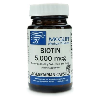 Biotin,  5mg, 60 Capsules/Bottle