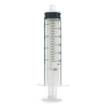 30cc-35cc Syringe, Luer Lock,  No Needle, Exel, Sterile, 50/Box
