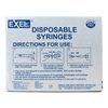 10cc12cc Syringe Luer Lock No Needle wcap Exel  Sterile 100Box