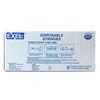 1cc Tuberculin Syringe Luer Slip No Needle Low Dead Space Exel wCap Sterile 100Box