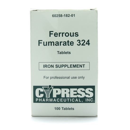 Ferrous Fumarate Tablets  324mg   100Bottle  OTC