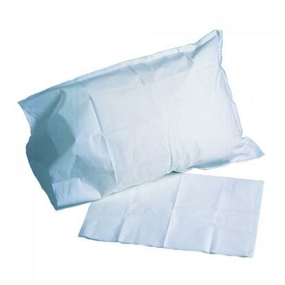 Pillow Case, 21" x 30", Poly-Back, Blue, 100/Case