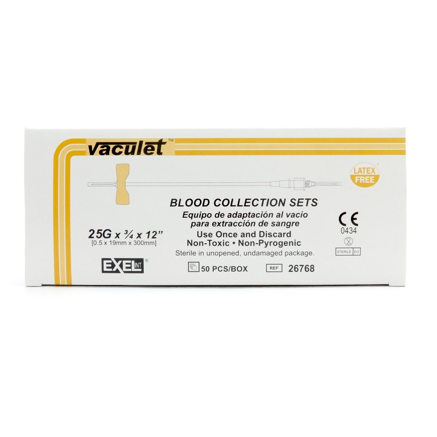 Exel Vaculet™ Blood Collection Set, 21/23/25 G | McGuff