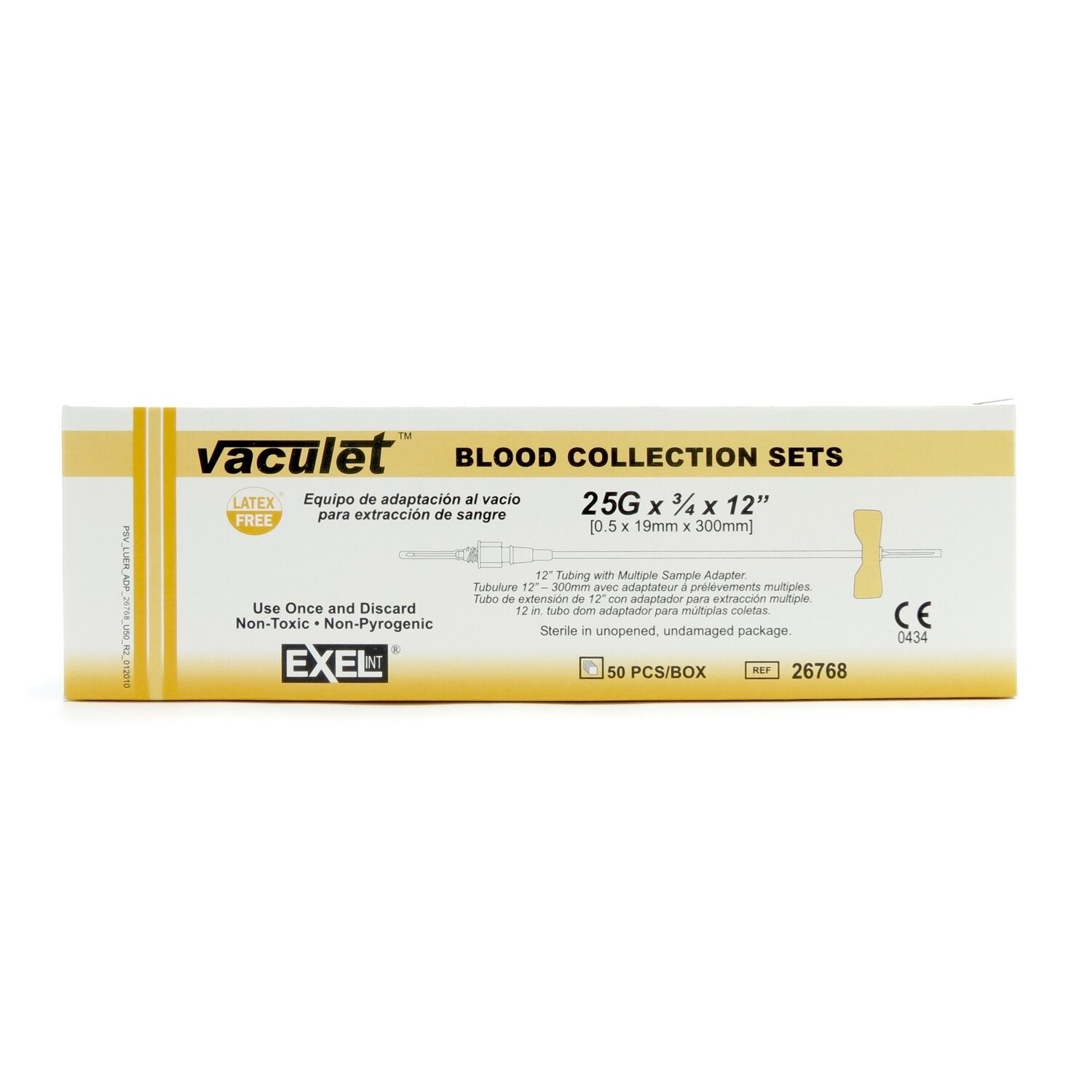 Exel Vaculet™ Blood Collection Set, 21/23/25 G | McGuff