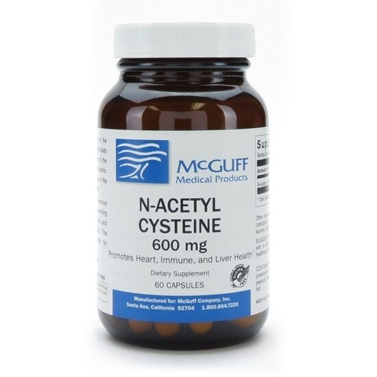 NAcetyl Cysteine 600mg 60 CapsulesBottle