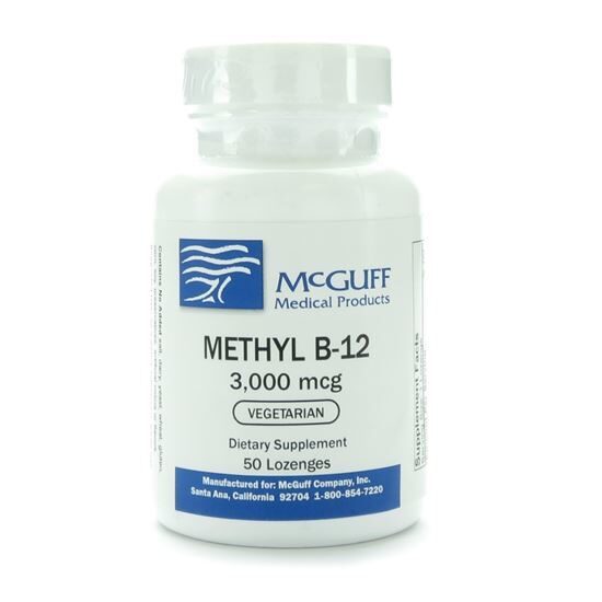 Methyl B12  3000mcg  Vegetarian Lozenge  50Bottle