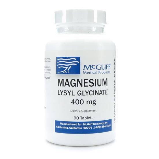 Magnesium LysylGlycinate Amino Acid Chelate 400mg  Tablets  90Bottle