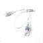 IV Set Extension Smallbore Needleless  LL Caresite Slide Clamp 07mL priming   14  100cs