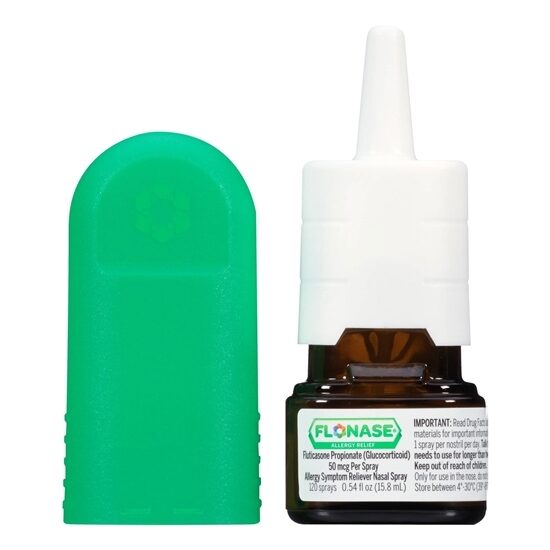 Flonase Fluticasone Propionate 005 120 50McgDose Nasal Spray 16gm Bottle