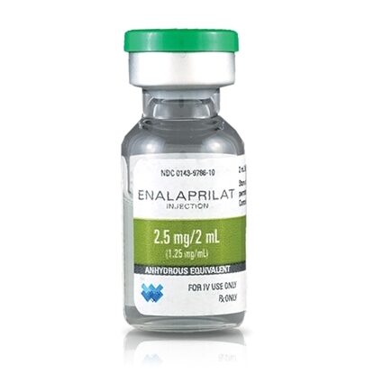 Enalaprilat, 1.25mg/mL, SDV, 2mL Vial, 10 Vials/Tray