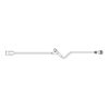 BBraun IV Extension Set Standard Bore 7 Tubing with 1 YInjection Site 50Case