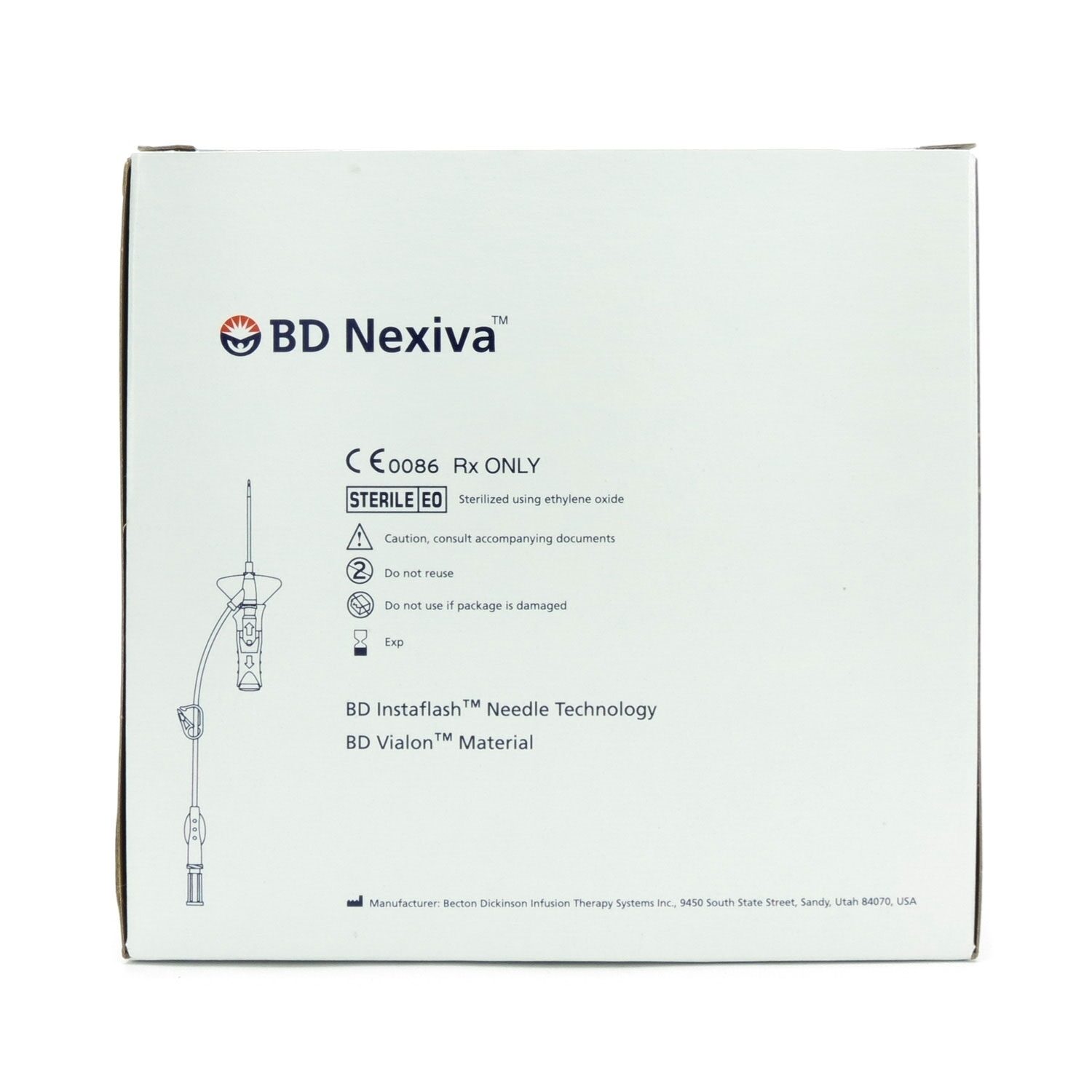 IV Catheter, Nexiva, Winged 20/Box McGuff