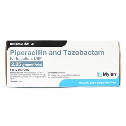 Piperacillin and Tazobactam Powder for Injection  2.25grams/vial 10vials/Tray